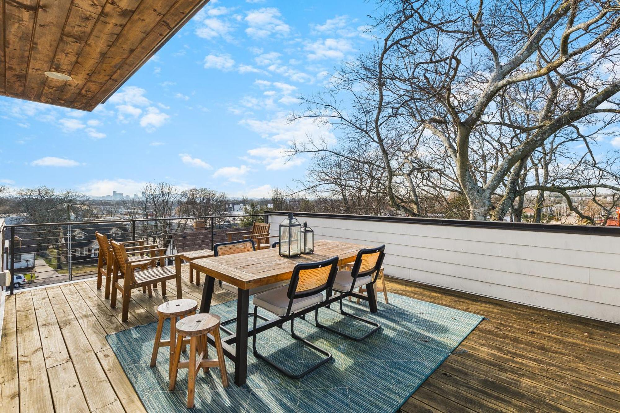 Modern Luxury Rooftop Deck, 3 Mi To Downtown ناشفيل المظهر الخارجي الصورة